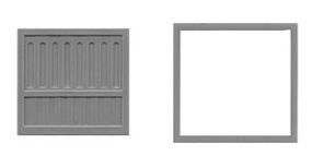 Loading Dock Door 178"W x 78"H - 8066 : HO