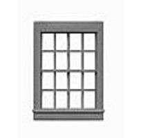 8/8 Double Hung Window 36"W x 52"H with Glazing & Shades - 8071 : HO