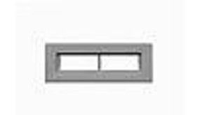 2 Pane Small Window 39"W x 9"H with Glazing - 8074 : HO