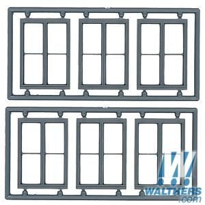 Double Hung Pkg(6) -- Two 1/1 Single Window - 8095 : HO