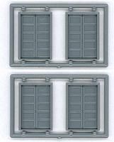 Double Doors - 5 Panel Pkg(4) - 8124 : HO