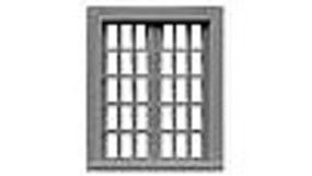 Double Casement Windows 30" x 40" - 8139 : HO
