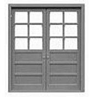 Double 6 Lite 3 Door 66"w x 80"h - 8151 : HO