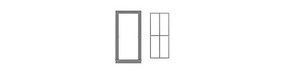 Center Tilting Sash Industrial Window Pkg(8) - 8163 : HO