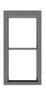 1/1 Double Hung Window - 8237 : HO