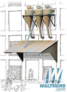 Wall Mount Industrial Dust Collectors - 3510 : HO