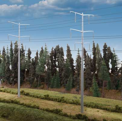 Modern High Voltage Transmission Towers Kit - 3343 : HO