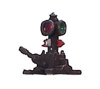 Illuminated Moveable Switch Stand-low w/LED - H851 : HO