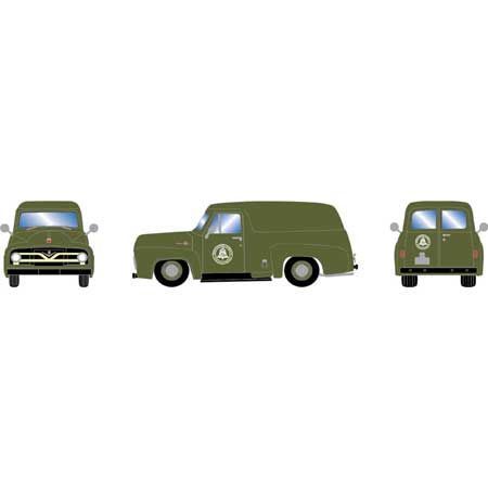 1955 Ford F-100 Panel Truck Bell Telephone Company - 26476 : HO