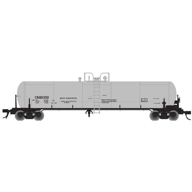 GATX 20,700-Gallon Tank Car - Canadian National 80350 - 50004633 : N