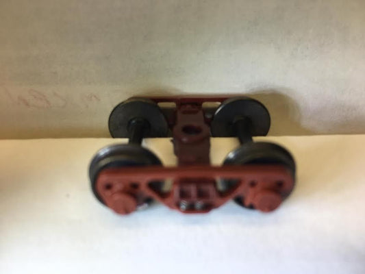 National Timken Trucks Boxcar Red w/Non-Magnetic Blackened Brass 33" RP25 Wheelsets - 327BCR : HO