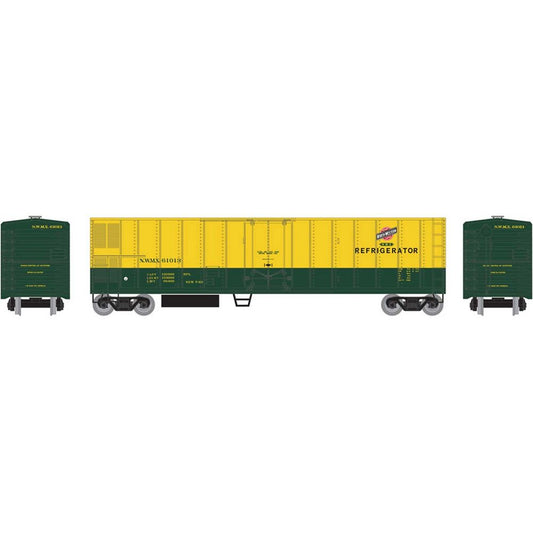 50' Smooth Side Mechanical Reefer C&NW 61013 - 71662 : HO