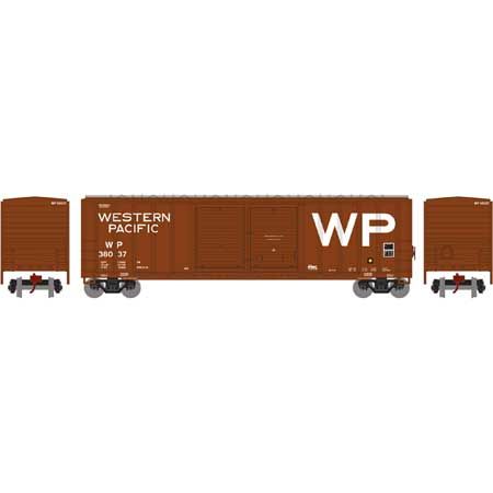 50 FT FMC Double Door Box Western Pacific WP 38037 - 17546 : N