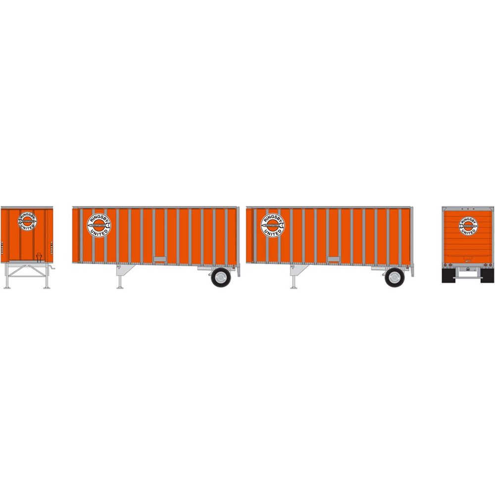 28 Ft Trailer-69418 : HO
