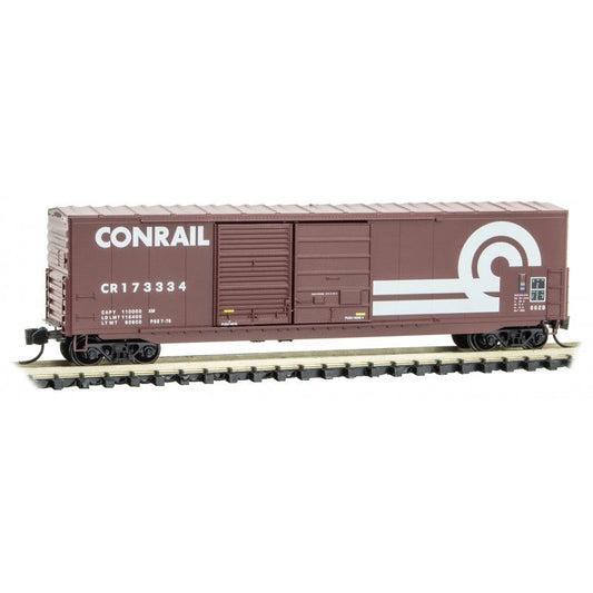 50 FT Double-Door Boxcar, 8 ft Doors/Short Ladders - Conrail 173334  - 18200120 : N