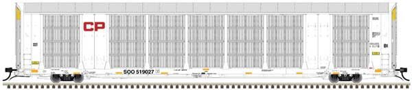 89' Gunderson Multi-Max Enclosed Auto Rack Canadian Pacific SOO 519003 - 20005665 : HO