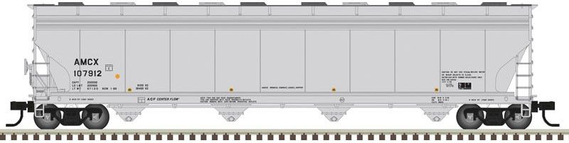 ACF 5800 4-Bay Plastics Covered Hopper BP Amoco AMCX 107910 - 50005398 : N