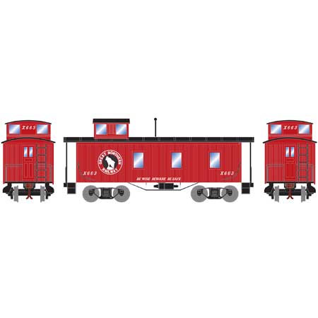 Wood Caboose-17944 : HO