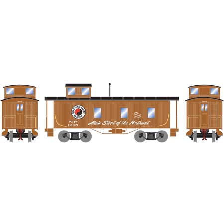 Wood Caboose-17947 : HO